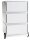 PAPERFLOW easyBox Rollcontainer weiß 3 Auszüge 39,0 x 43,6 x 64,2 cm