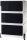 PAPERFLOW easyBox Rollcontainer weiß, schwarz 4 Auszüge 39,0 x 43,6 x 64,2 cm