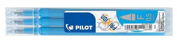 PILOT FRIXION Tintenrollerminen hellblau 0,3 mm 3 St.
