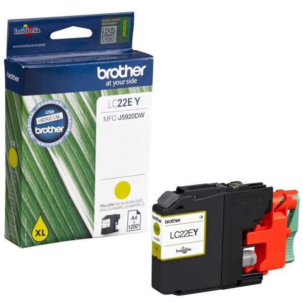 brother LC-22EY gelb Druckerpatrone