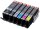 Canon PGI-550 PGBK + CLI-551 BK/C/M/Y/GY 2x schwarz, cyan, magenta, gelb, grau Druckerpatronen, 6er-Set