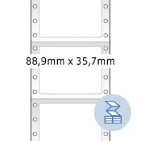 2.000 HERMA Computer-Endlosetiketten 8161 weiß 88,9...