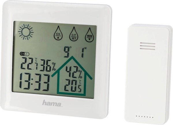 hama Action Wetterstation weiß  ( 186412 )