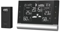 hama Black Line Plus Wetterstation schwarz, 1 St.