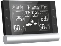 hama Black Line Plus Wetterstation schwarz, 1 St.
