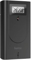 hama Black Line Plus Wetterstation schwarz, 1 St.