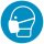 SafetyMarking® Gebotsaufkleber "Maske benutzen" rund 20,0 cm, 1 St.
