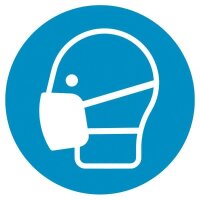 SafetyMarking® Gebotsaufkleber "Maske...