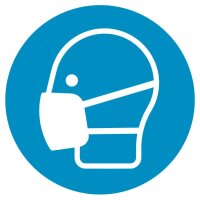 SafetyMarking® Gebotsaufkleber "Maske...