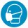 SafetyMarking® Gebotsaufkleber "Maske benutzen" rund 10,0 cm, 1 St.