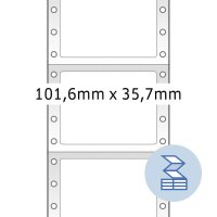 4.000 HERMA Computer-Endlosetiketten 8212 weiß 101,6 x 35,7 mm