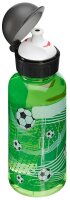 emsa Kinder Trinkflasche & Lunchbox Fußball transparent, 1 Set