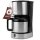 CLATRONIC KA 3805 Kaffeemaschine silber, 8-10 Tassen