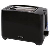 BOMANN TA 6065 CB Toaster schwarz
