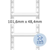 6.000 HERMA Computer-Endlosetiketten 8213 weiß 101,6 x 48,4 mm