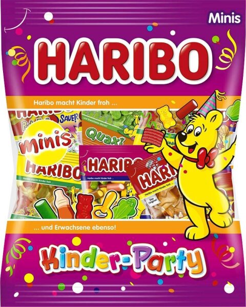 HARIBO Kinder-Party Fruchtgummi 14 St./250,0 g, 1 Pack