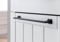 MÖBELPARTNER Waschtischunterschrank ohne Waschbecken Jelda 154166 eiche landhaus, weiß 59,8 x 32,6 x 62,4 cm