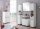 MÖBELPARTNER Waschtischunterschrank ohne Waschbecken Jelda 154166 eiche landhaus, weiß 59,8 x 32,6 x 62,4 cm