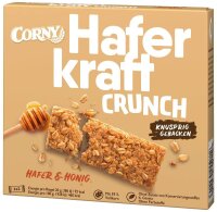 CORNY Haferkraft Crunch Müsliriegel 6 Riegel, 6 St.