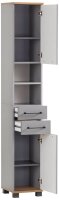 MÖBELPARTNER Badschrank Jelda 154231 platingrau,...