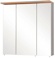 MÖBELPARTNER Spiegelschrank Jelda 148838 platingrau,...