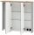 MÖBELPARTNER Spiegelschrank Jelda 148838 platingrau, eiche-landhaus 70,5 x 23,7 x 72,3 cm