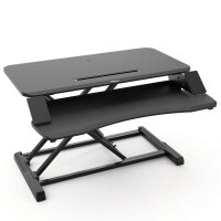 Fellowes Monitorständer Corsivo Sitz-Steh Workstation schwarz