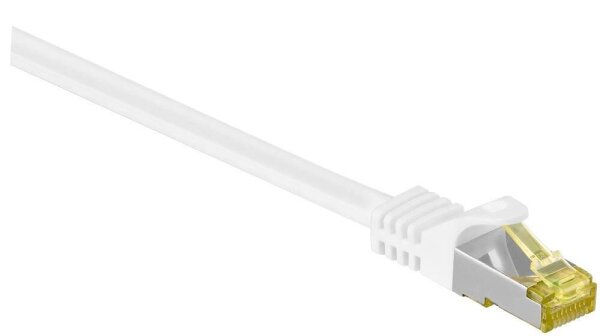 goobay RJ-45 Netzwerkkabel 2,0 m weiß bis zu 10,00 Gbit/Sek. bis zu 500 MHz, 1 St.