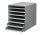 DURABLE Schubladenbox IDEALBOX PLUS  grau 1712001050, DIN A4 mit 7 Schubladen, 1 St.