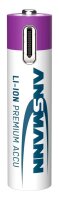 ANSMANN USB-Akkus mit Ladekabel 500 Li-Ion Micro AAA 400 mAh, 4 St.