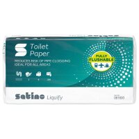 wepa Toilettenpapier liquify 2-lagig Recyclingpapier, 8 Rollen