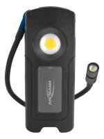 ANSMANN WL1500R Pocket Flex LED Handleuchte schwarz 17,1 cm, Lichtfarbe Hauptlicht 6000K und Zusatzlicht, 1 St.