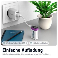ANSMANN USB-Akku mit Ladekabel 400 Li-Ion E-Block 340 mAh, 1 St.