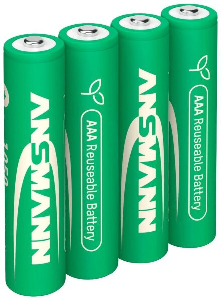 ANSMANN Akkus Typ 1050 Ni-MH Micro AAA 1.000 mAh, 4 St.