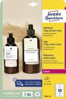 AVERY Zweckform Hängeetiketten weiß 90,0 x...