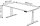 Kerkmann Move 3 Premium elektrisch höhenverstellbarer Schreibtisch anthrazit rechteckig, T-Fuß-Gestell silber 160,0 x 80,0 cm