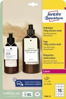 AVERY Zweckform Hängeetiketten weiß 50,0 x...
