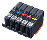 Canon PGI-72 MBK/C/M/Y/R mattschwarz, cyan, magenta, gelb, rot Druckerpatronen, 5er-Set