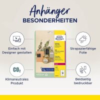 AVERY Zweckform Hängeetiketten weiß 90,0 x 50,0 mm blanko, 100 St.
