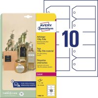 AVERY Zweckform Hängeetiketten weiß 90,0 x...
