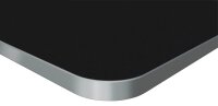 Kerkmann Move 3 Premium elektrisch höhenverstellbarer Schreibtisch anthrazit L-Form, T-Fuß-Gestell silber 160,0 x 180,0 cm