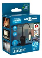 ANSMANN Book Light LED Buch-Leselampe schwarz, 1 St.