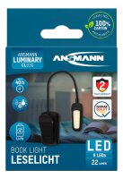 ANSMANN Book Light LED Buch-Leselampe schwarz, 1 St.