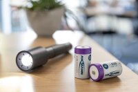 ANSMANN USB-Akkus mit Ladekabel 6000 Li-Ion Mono D 5.400 mAh, 2 St.