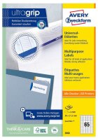 AVERY Zweckform Etiketten 3666 weiß 38,0 x 21,2 mm,...