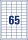 AVERY Zweckform Etiketten 3666 weiß 38,0 x 21,2 mm, 100 Blatt
