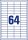 AVERY Zweckform Etiketten 3667 weiß 48,5 x 16,9 mm, 100 Blatt