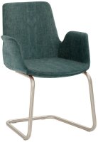 Mayer Besuchersessel myHELIOS petrol chrom Stoff 58,0 x...