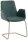 Mayer Besuchersessel myHELIOS petrol chrom Stoff 58,0 x 56,0 x 86,0 cm, 1 St.