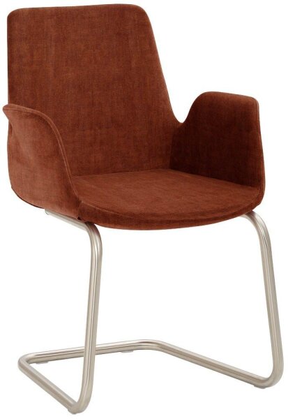 Mayer Besuchersessel myHELIOS rost chrom Stoff 58,0 x 56,0 x 86,0 cm, 1 St.